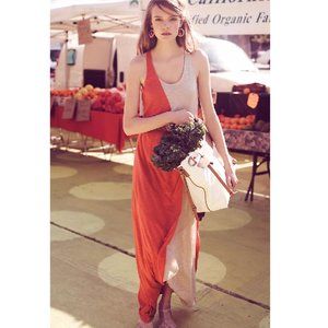 Anthropologie The Addison Story Half Day Colorblock Maxi Dress